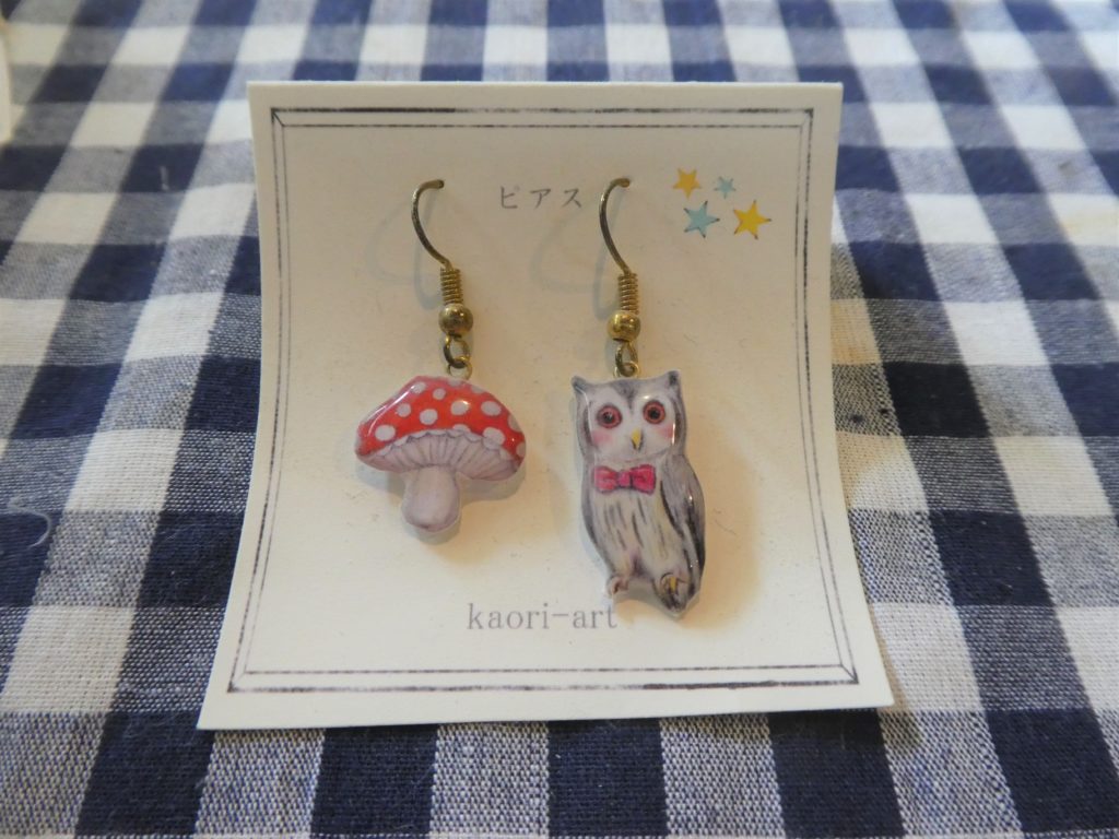 ぶら下がりピアス0003（kaori art）